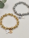 Pulsera rosario acero