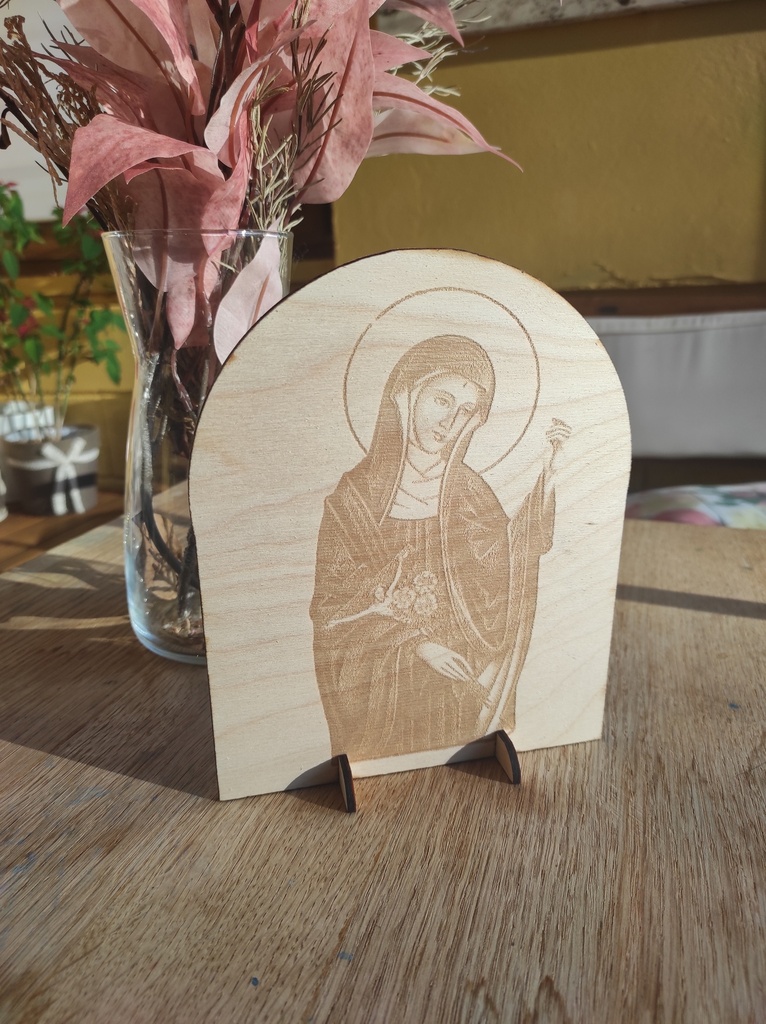 Imagen sobre madera 